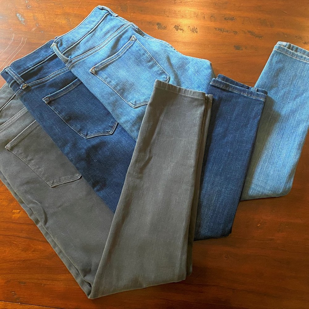 3 Pack Banana Republic Skinny Jeans Bundle